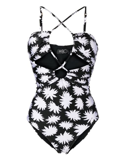 Patbo Dahlia floral-print swimsuit