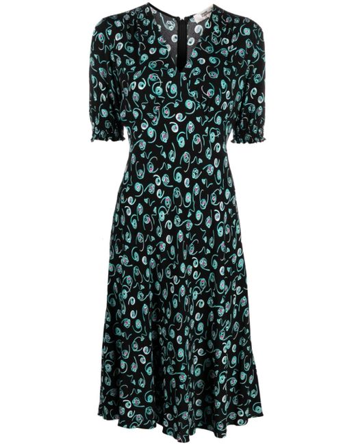 Diane von Furstenberg floral-print midi dress