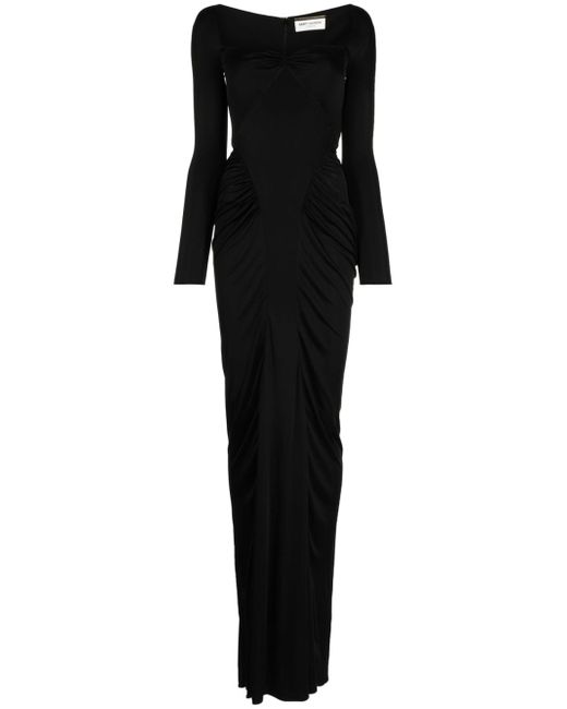 Saint Laurent long-sleeve maxi dress