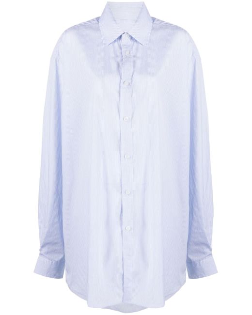 Hed Mayner pinstripe button-up shirt