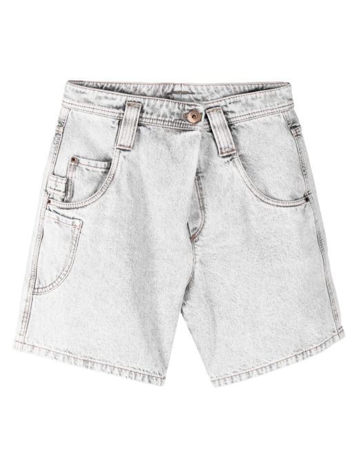 Brunello Cucinelli multiple-pocket denim shorts