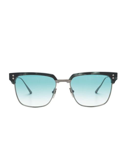 DITA Eyewear logo-print square-frame sunglasses