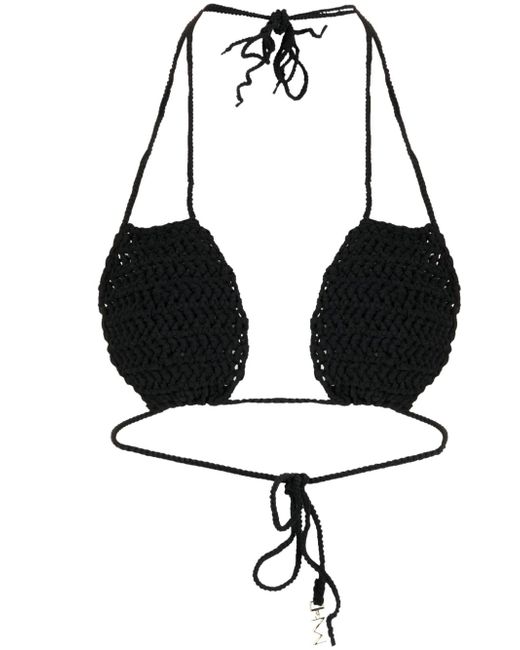 The Mannei Ter knitted bikini top