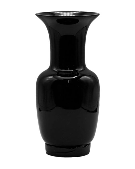 Venini Opalino glass vase 22cm