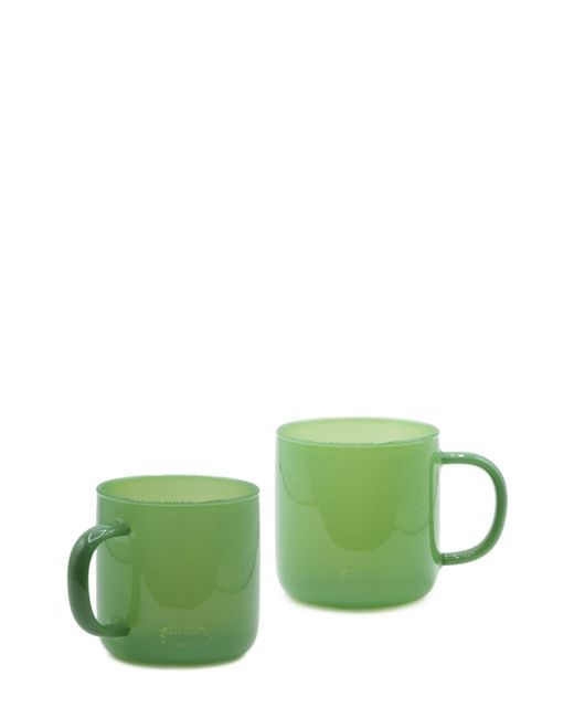 Hay glass coffee mugs set of 2