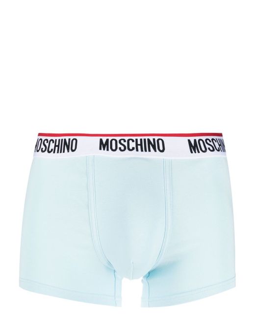 Moschino logo-print boxers