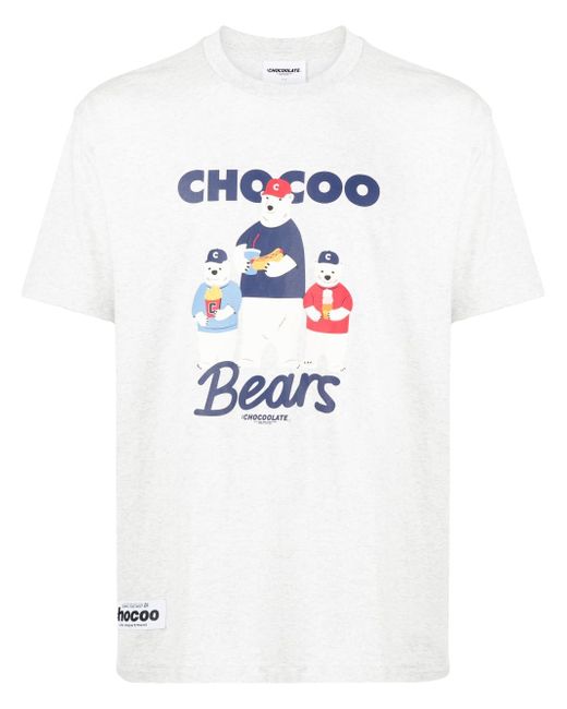 Chocoolate graphic-print cotton T-shirt