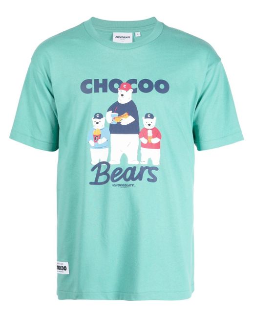 Chocoolate graphic-print cotton T-shirt