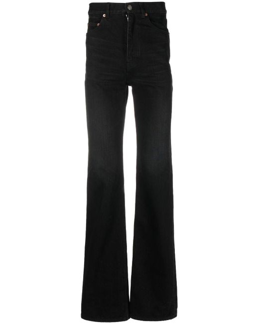 Saint Laurent 70s high waisted jeans