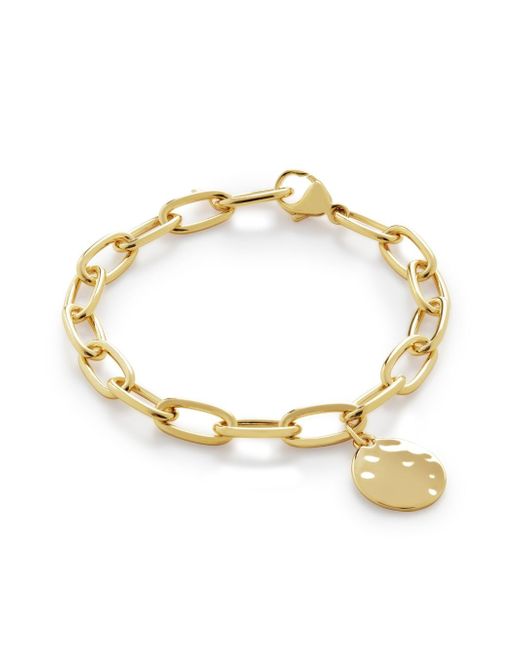Monica Vinader ID chain-link charm bracelet