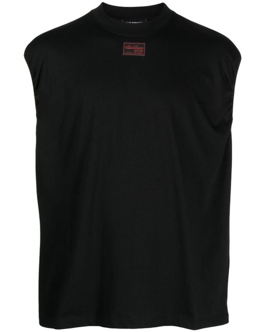 Raf Simons logo-print cotton vest top