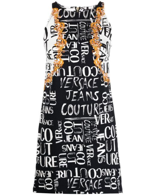 Versace Jeans Couture graphic-print sleeveless dress