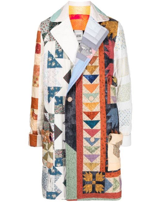 Bethany Williams double-breasted patchwork coat