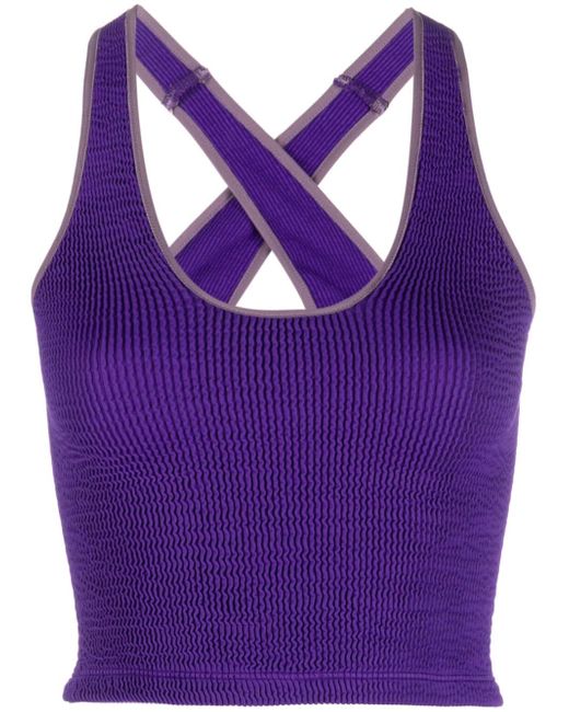 Forte-Forte ribbed cropped tank top