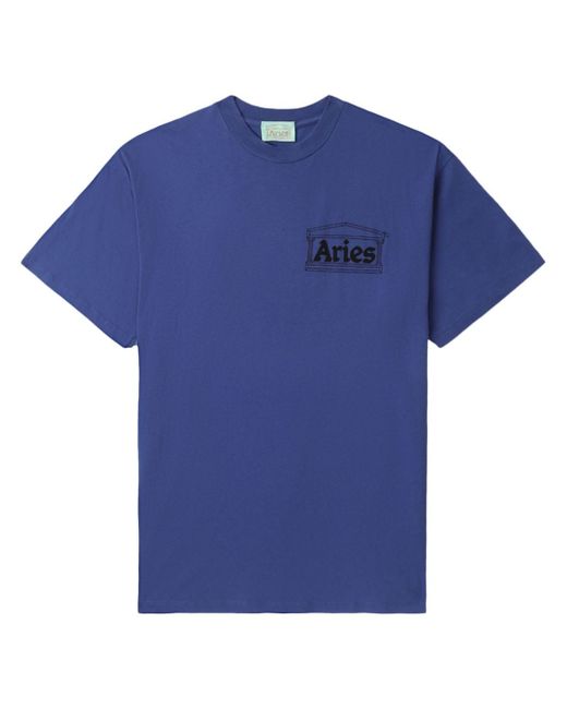 Aries logo-print short-sleeved T-shirt