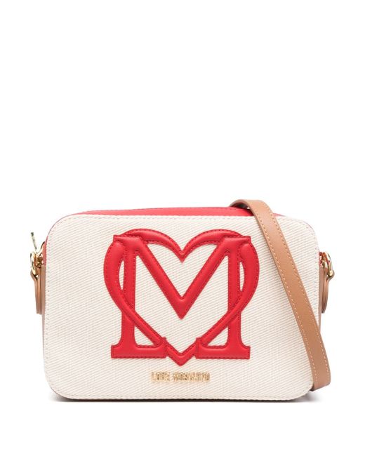 Love Moschino embossed-logo cross-body bag