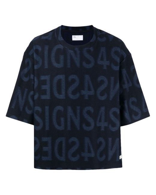 4Sdesigns logo-print cotton T-shirt