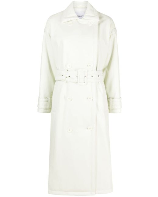 Stand Studio Emily double-breasted belted trench coat