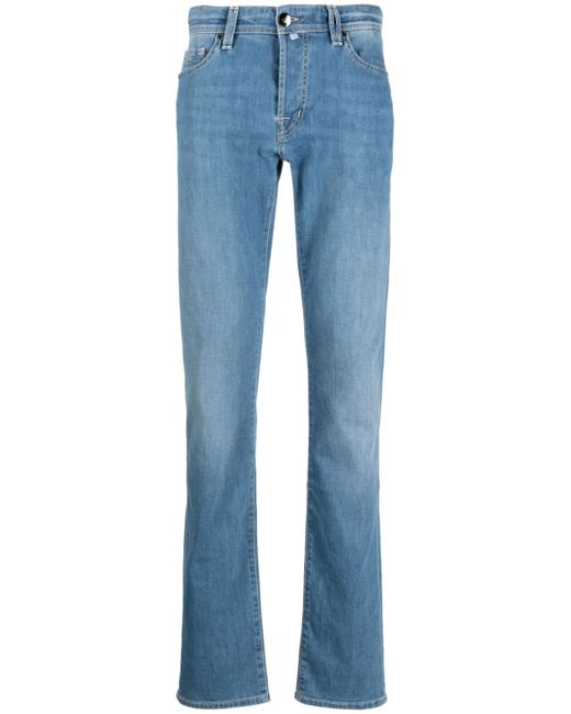 Sartoria Tramarossa straight-leg washed-denim jeans