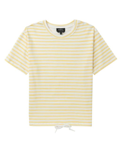 A.P.C. striped cotton T-shirt