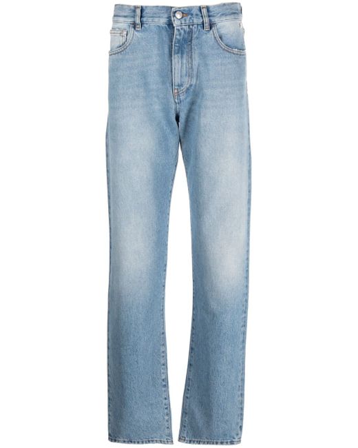 Gcds low-rise straight-leg jeans