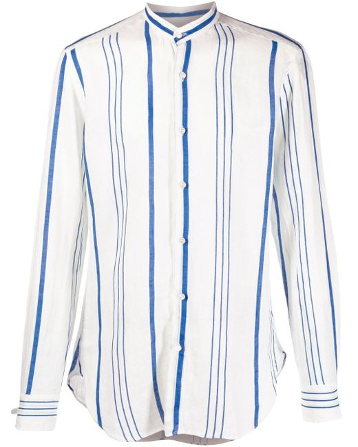 Peninsula Swimwear stripe-print long-sleeved shirt
