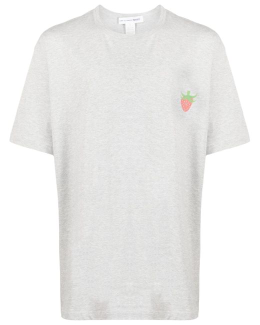 Comme Des Garçons strawberry-print cotton T-shirt