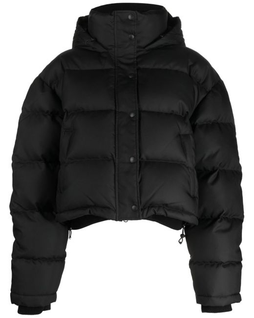 Wardrobe.Nyc cropped hooded puffer jacket
