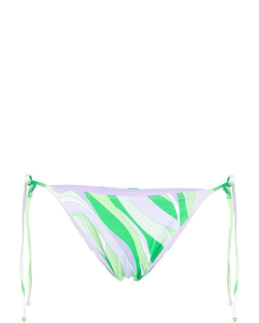 Mc2 Saint Barth wave-print bikini bottom
