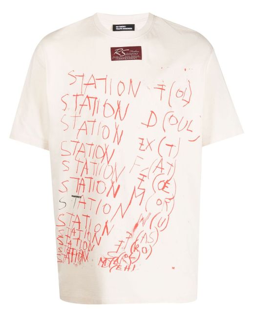 Raf Simons graphic-print short-sleeve T-shirt