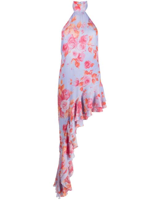 The Andamane floral-print asymmetric dress