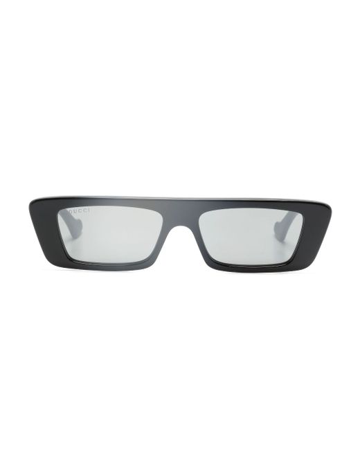 Gucci rectangular-frame tinted sunglasses