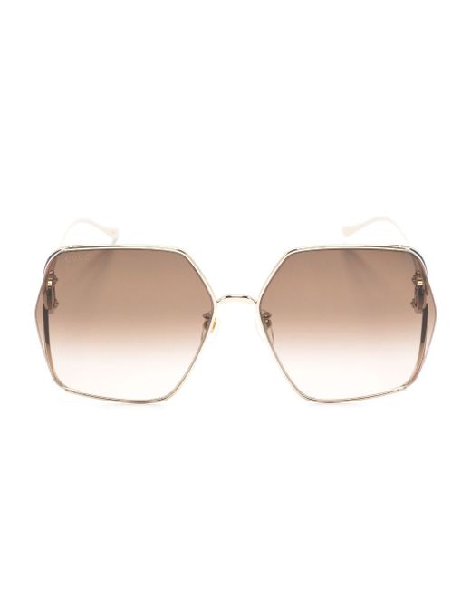 Gucci oversized square frame sunglasses