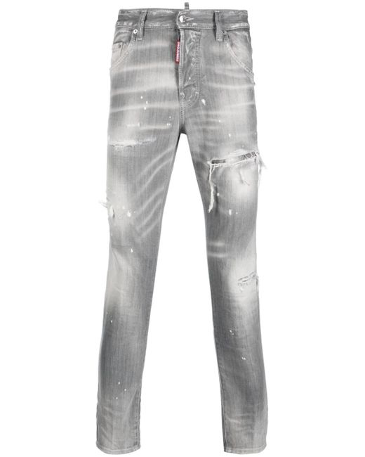 Dsquared2 Skater distressed ripped jeans