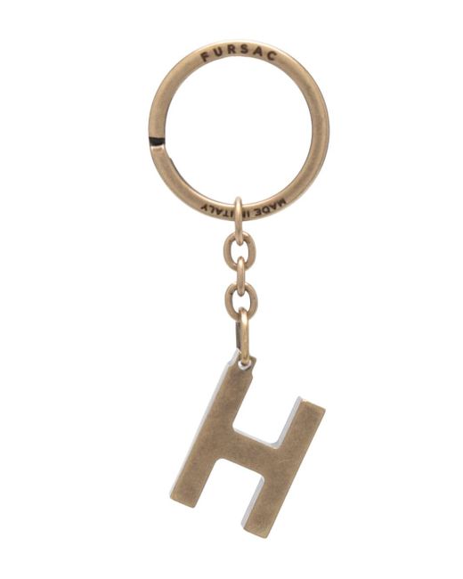 Fursac H Letter key ring
