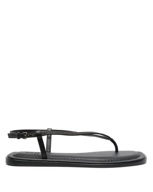 Brunello Cucinelli slingback buckled sandals