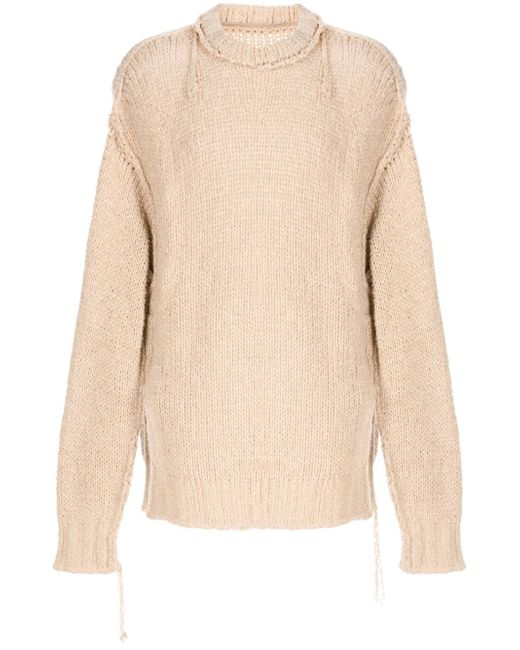 Sacai long-sleeve knitted jumper