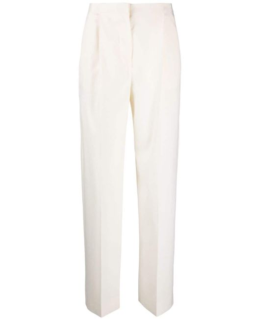 Lardini high-waisted tailored trousers