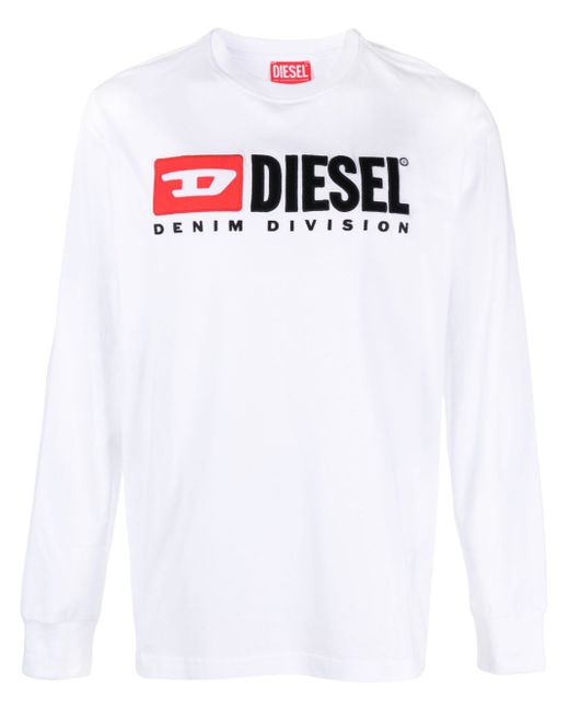 Diesel logo-print long-sleeve T-shirt