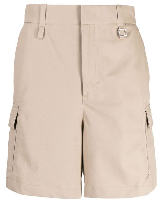 Wooyoungmi multi-pocket cotton cargo shorts