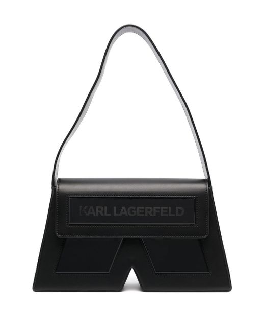 Karl Lagerfeld K/Essential K Leather shoulder bag