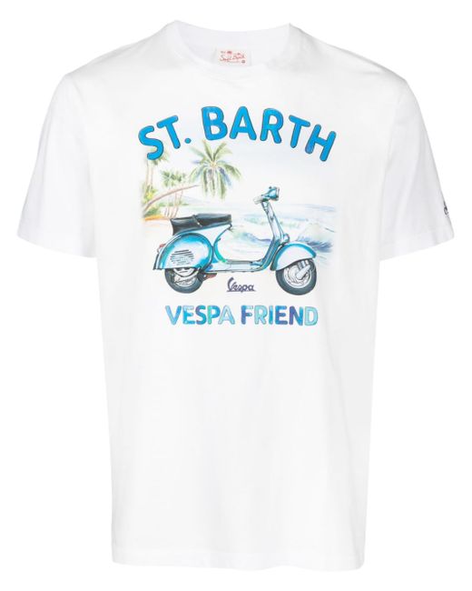 Mc2 Saint Barth illustration-print cotton T-Shirt