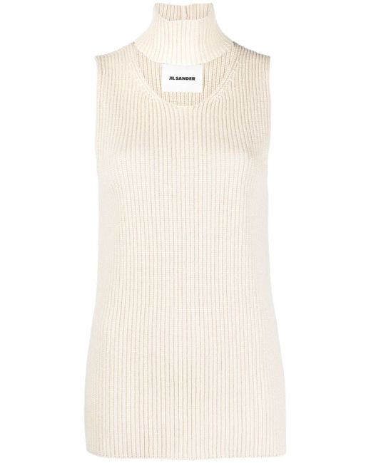 Jil Sander cut-out knitted sweater vest