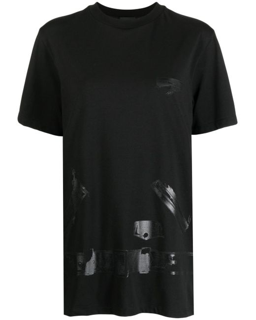 We11done graphic-print round-neck T-shirt