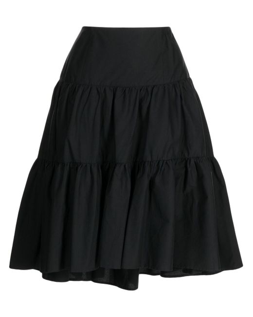 b+ab high-waisted tiered skirt