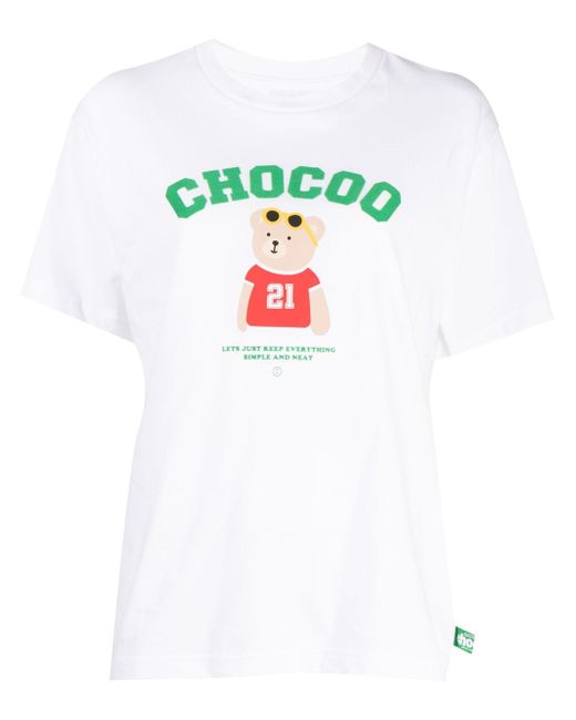 Chocoolate logo-print cotton T-shirt