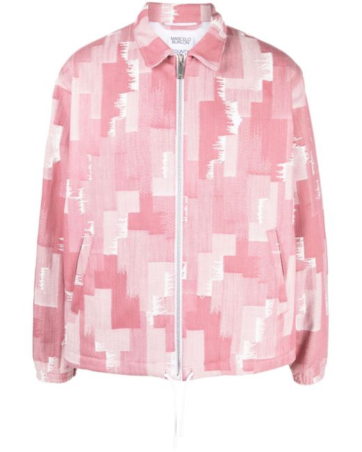 Marcelo Burlon County Of Milan geometric-print shirt jacket