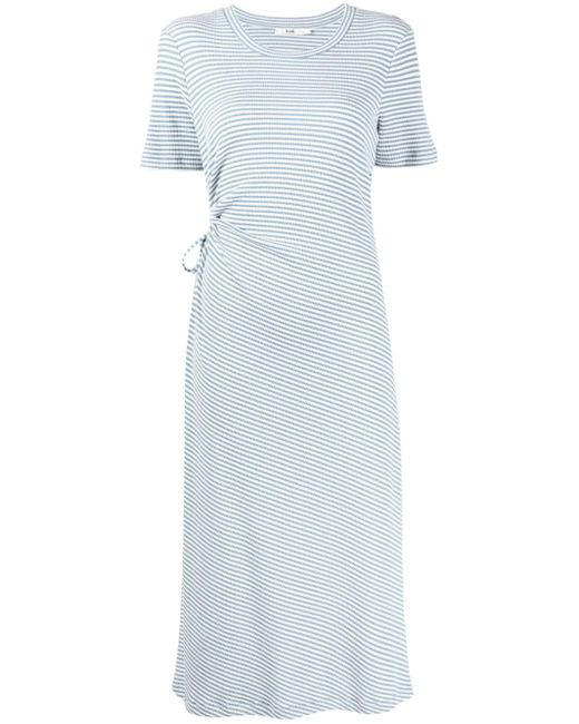 b+ab striped short-sleeve dress