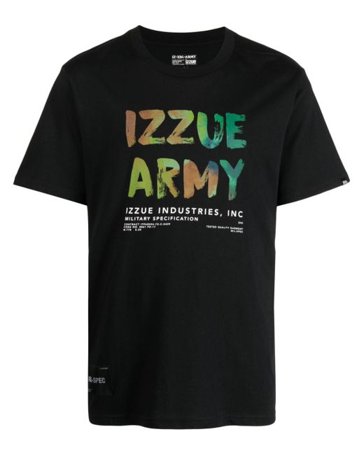 Izzue logo-print cotton T-shirt