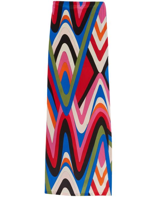 Pucci geometric-print maxi dress